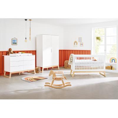 Möbelset aus 3 Teilen, Kinderzimmer aus MDF, weiß