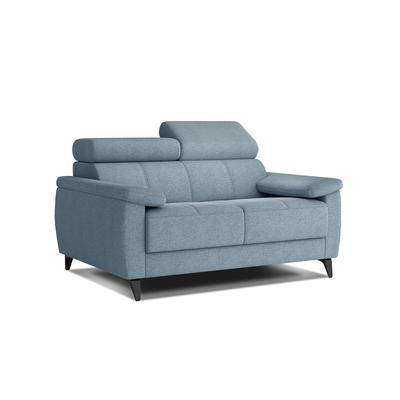 2-Sitzer Sofa in Stoff, hellblau