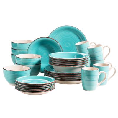 30-teiliges Geschirr-Set aus Keramik