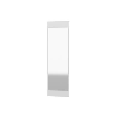 Rechteckiger Spiegel mit weißem Rahmen, 35x120cm