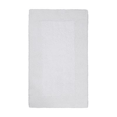 Badteppich in Weiß einfarbig 60x100