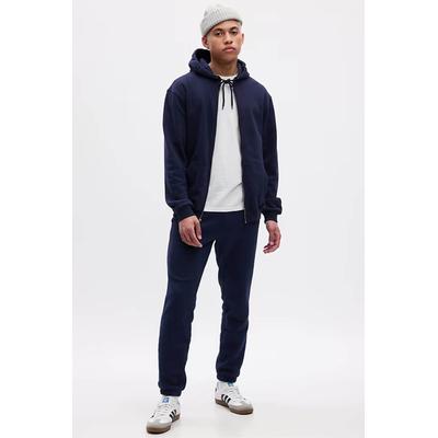 Gap Mens Blue Vintage Soft Fleece-Lined Joggers - Blue