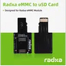 Scheda Radxa da eMMC a uSD progettata per il modulo Radxa eMMC