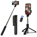 H1 Wireless Bluetooth Selfie Stick treppiede monopiede supporto per telefono per viaggi all'aperto 3