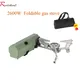Fornello pieghevole portatile da 2600 W Fornello a gas da campeggio Escursionismo all'aperto BBQ Viaggi Cottura Griglia Fornello Bruciatore a gas a cassetta