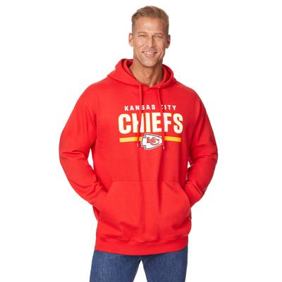 Men's Big & Tall Pullover Sweatshirt by NFL in Kansas City Chiefs (Size 3XL)