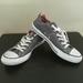 Converse Shoes | Converse All Star Tennis Shoes Sneakers Women Floral Gray Lace Canvas Sz 9 Euc | Color: Gray | Size: 9