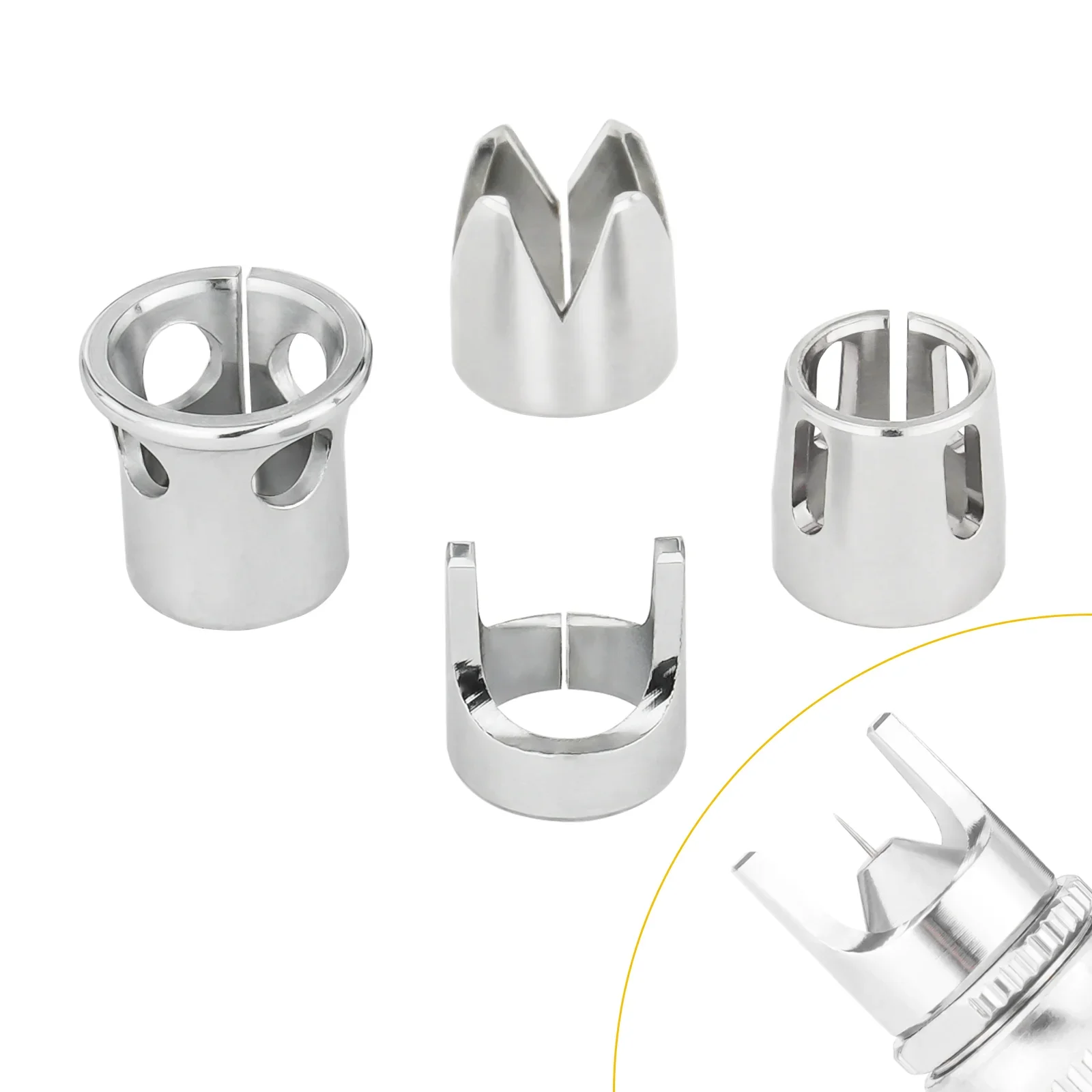 NEOECO Airbrush-Nadel-Schutzkappe für NCT-SJ83 Airbrush-Kronenkappe, normale Vorwärtskappe, Zubehör, Ersatzteil Image