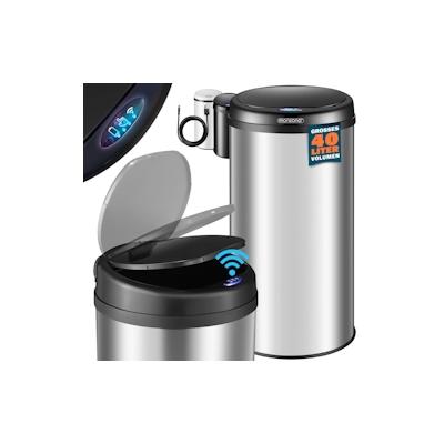 MONZANA® Sensormülleimer M silber 40L Image