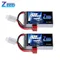 2Units Zeee Lipo Battery 2S 7.4V 60C 1500mAh with Deans Plug for RC Drone Boat RC Car Racing Hobby