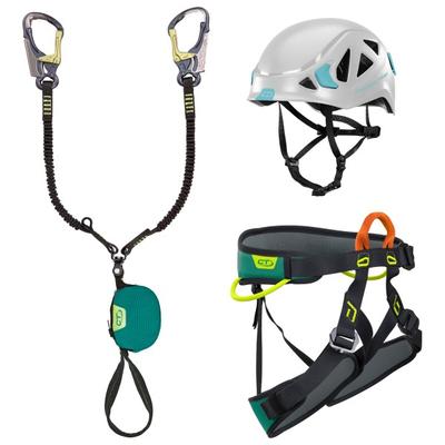 Climbing Technology - VF-Kit Top Shell - Klettersteigset Gr S/M schwarz/weiß Image