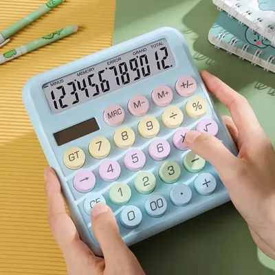 Dopamine Candy Colored Desktop Calculator, High Beauty, Office, School, Student Stationery, Cute,