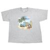 Disney Shirts | Disneyland Beach Mickey Palm Tree Classic Car Tee T Shirt Gray Xxl 2xl B20 | Color: Blue/Gray | Size: Xl