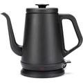 Kettles, 1000W Electric Gooseneck Kettle, Stainless Steel Electric Kettle Household Classic Teapot 1000Ml Auto Power-Off Protection Water Boiler/Black