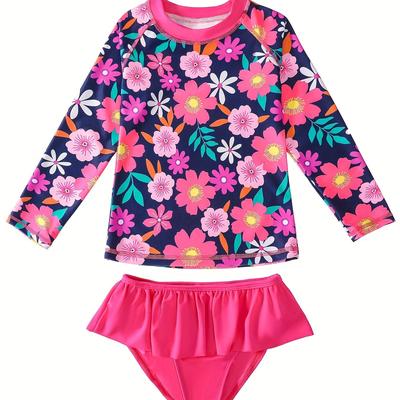 TEMU Cute & Stylish Swimsuit Set For Girls - Perfect For Middle & Small Kids For Beach, Pool & Hot Summer!