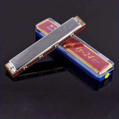 Japanese Harmonica Study-24-hole C Tone: Tremolo M...