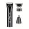 TEMU 5 In 1 Professional Hair Trimmer, Groin & Body Trimmer For Men, Replaceable Ceramic Blade Electric Shaver, With Shaver Blade, Hair Clipper, Nose Hair Trimmer And Eyebrow Trimming Blade
