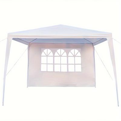 TEMU 10'x10' Outdoor Canopy Party Wedding Tent Heavy Duty Gazebo White With 4/3/