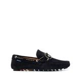 Springfield Suede Leather Loafers - Black - Paul Smith Slip-Ons