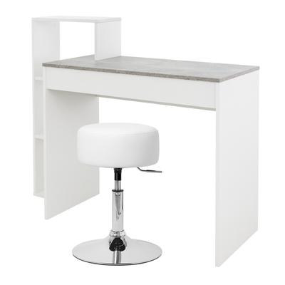 Schreibtisch mit Regal 110x72x40 cm Holz-Weiß
