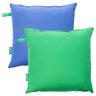 Benetton - Set mit 2 Kissen 45x45cm blau+grün 200GSM Benetton