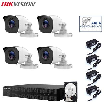 Hikvision - video überwachungskamera kit dvr 8 kanäle 2 mpx 500 gb