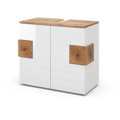 Vicco - Waschbeckenunterschrank Eden, Weiß, 73.1 x 64 cm Image