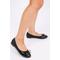 Where's That From Womens Bexley Slip On Flat Pumps - Black Patent - Size UK 5 | Where's That From Sale | Discount Designer Brands