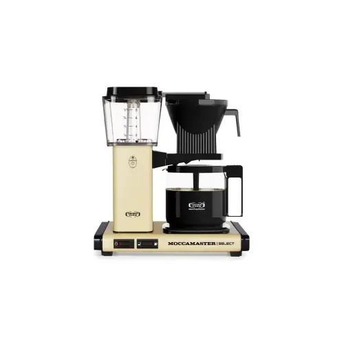 Moccamaster Kbg Select Pastel Yellow Manuelle Kombi-kaffeemaschine 1,25 L