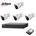 Kit videosorveglianza poe ip 4 telecamere Dahua 4 mpx hd 2 tb