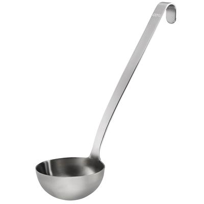 Schöpflöffel GEFU "BASELINE", silber, B:8cm Ø:9cm, Edelstahl 18/10, Kochlöffel, Edelstahl 18/10