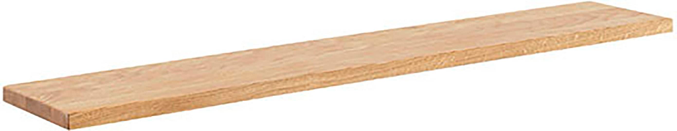 Wandboard MCA LIVING "Greno Steckboard", beige (naturfarben), B:110 H:3 T:20, Holz teilmassiv, Regale, durchgehende Lamellen Image