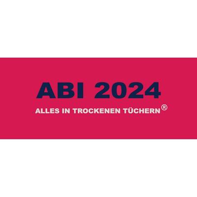 Strandtuch EGERIA "ABI 2024", rot (karmin), B:75cm L:180cm, Frottier, Obermaterial: 100% Baumwolle, Handtücher (Packung), 75x180 cm, "ABI 2024-Alles in trockenen Tüchern" Image