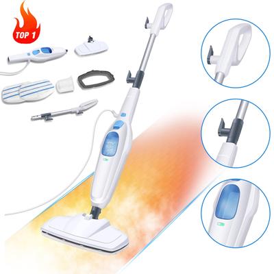 1500W Steam Mop 400ML Handheld Floor and Carpet Cleaner