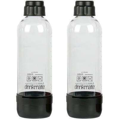 DrinkMater Carbonation Bottle Twin-Pack 1.0 Ltr.