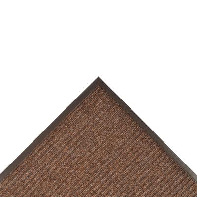 NoTrax 109R0048BR Brush Step Entrance Scraper Floor Mat, 4' x 60', 3/8" Thick, Brown