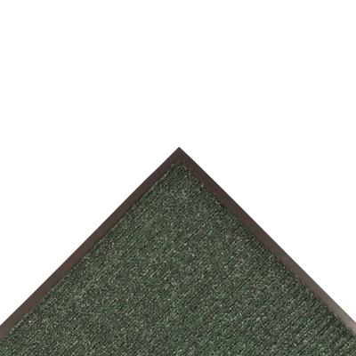 NoTrax 109S0310GN Brush Step Entrance Scraper Floor Mat, 3' x 10', 3/8" Thick, Hunter Green