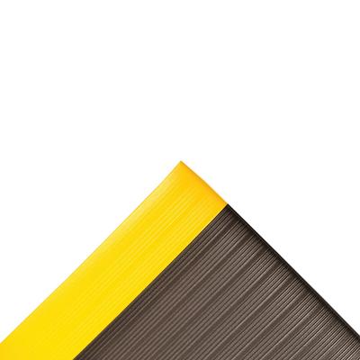 NoTrax 410S0523BY Airug Anti-Fatigue Floor Mat - 2' x 3', 5/8" Thick, Black/Yellow