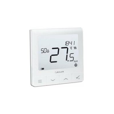 Salus - SQT610RF quantum ultraflacher Raumthermostat, wiederaufl. Akku, großes Display Funk 113611 Image