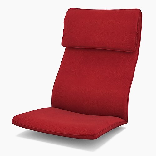 Samt Stuhlkissen Bezug einfarbig mit Kissenbezug Image