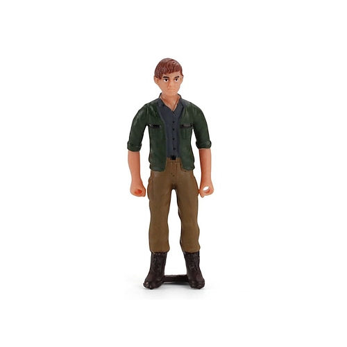 Simulierte Desktop-Sandbox-Szenencharakter-Dekorationen Landfrauen Mechaniker Züchter Tierärzte Mehrere professionelle Sets und Figuren Weihnachtsgeschenk Image