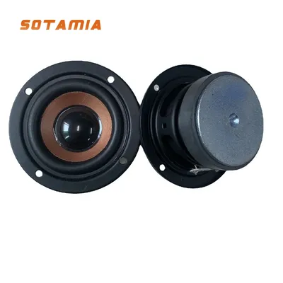 SOTAMIA 2Pcs Sound Amplifier Audio Speaker 4 Ohm 5W Mini Full Range Loudspeaker DIY Home Music