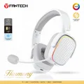 FANTECH Harmony WHG02 Cuffie wireless Bluetooth 5.3 50mm Cuffie da gioco RGB con diaframma che