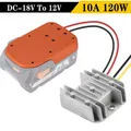 Adaptateur convertisseur abaisseur 18V à 12V pour batterie Li-ion Ridgid 18V 10A 120W, onduleur de roue électrique, régulateur de tension Buck Boost