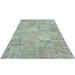 Green 63" x 91" L Area Rug - Lofy Rectangle Iskece Rectangle 5'3" X 7'7" Area Rug 91.0 x 63.0 x 0.4 in blue/Wool | 63" W X 91" L | Wayfair