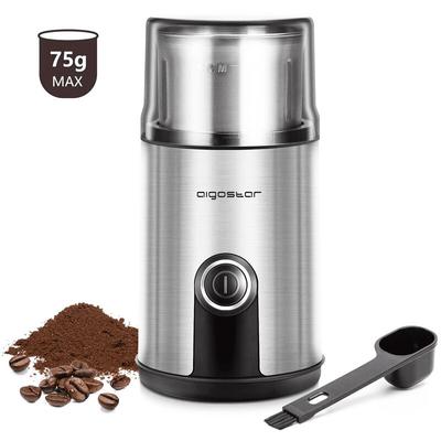 Elektrische kaffee gewürz pfeffer nuss mühle 200W kapazität 75GR garantie 24 monate