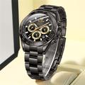 OLEVS Herren Mechanische Uhr Fashion Business Armbanduhr Automatisch Aufziehende Leuchtend Kalender Wasserdicht Stahl Uhr