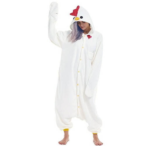 Karnevalskostüm 2026 Tier Ririchiyo Shirakiin Zeichentrick Karneval Kigurumi-Pyjamas Ausgefallene Kostüme Nachtwäsche Cosplay Warm Lustiges Kostüm Bequem Erwachsene Unisex Männer und Frauen Halloween Image