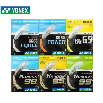 YONEX Badminton Racket String YY BG66 BG80-POWER Bg65BG-65Ti BG99 NBG95 Endurance High Elastic