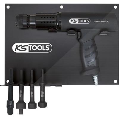 Ks Tools Vibro-Impact Druckluft-Meißelhammer-Satz, 6-tlg [Hersteller-Nr. 515.3880] Image